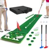 KEMLDIVS Golf Pong Game Set, Detachable Golf Pong Putting Mat