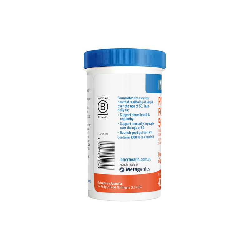 Inner Health Probiotics for 50+ Years Probiotic 40 Capsules