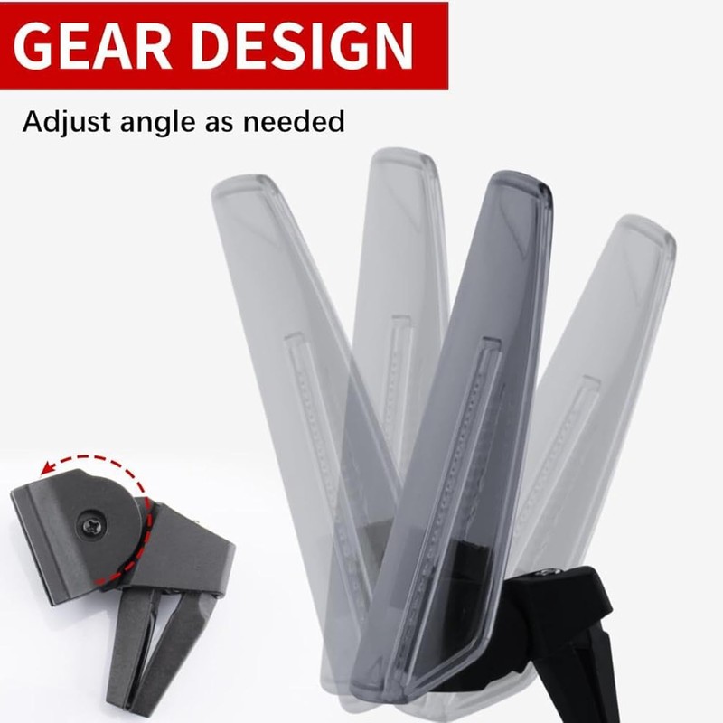 LimCryspp Motorcycle Windshield Extender Small Windshield Extender Block, Adjustable Clip