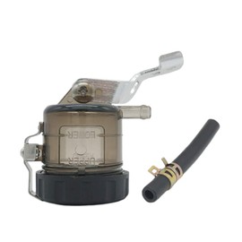 SYUU Motorcycle Front Brake Master Cylinder Brake Pump Tank Oil Cup Fluid Bottle Reservoir w/Bracket For Suzuki GSXR 600 1997 1998 1999-2005 GSXR 750 2000 2001 2002 2003 2004 2005 GSXR 1000