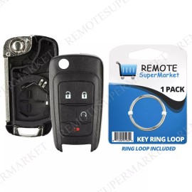 RemoteSuperMarket Replacement for Chevy 12-16 Sonic GMC 10-16 Terrain Remote Shell Case Pad Fob