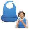 Tiwerlfe Silicone Adult Bib, Adjustable and Washable Bib for Men