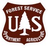 4" Brown Us Forest Service Shield Sticker