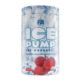 FA Nutrition Ice Pump Booster, 463 g per container, Pre-Workout Training, Cooling Effect, Body Building, L-Citrulline, Beta Alanine Caffeine, Dietary Supplement (ICY LYCHEE)