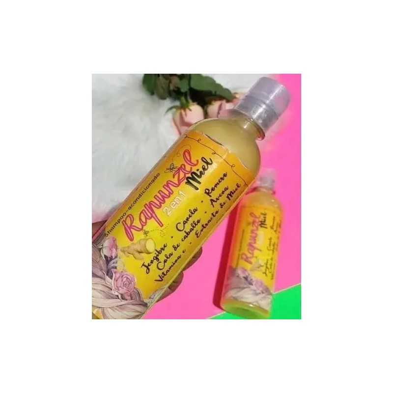 Pack Shampoo Jengibre Miel Vitamina Crecimiento