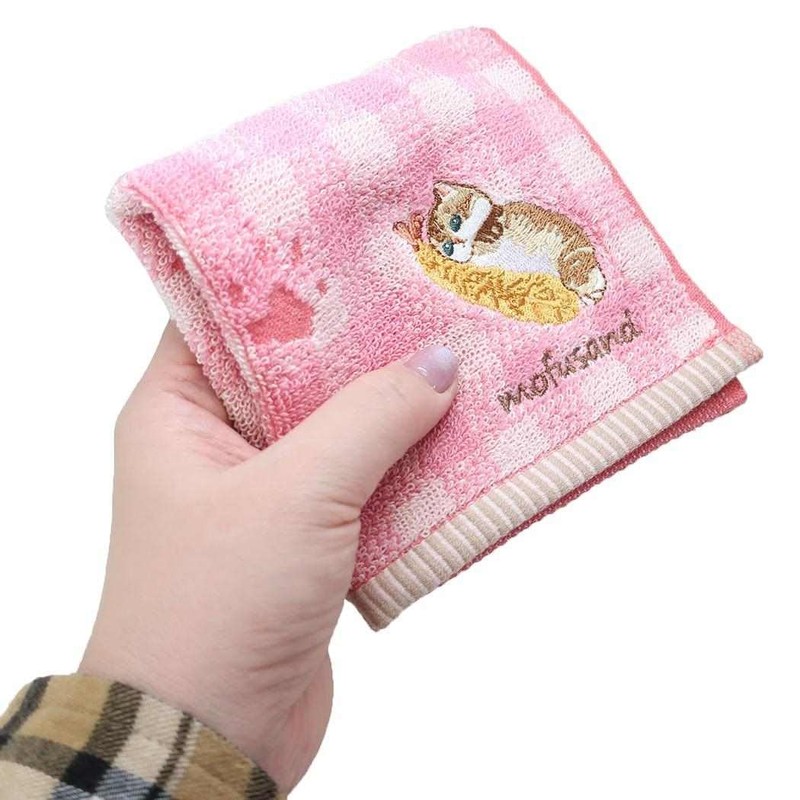 Marushin 0835003800 Mini Towel, Hand Towel, Handkerchief, Mofusand Ashia-Toei Nyan,