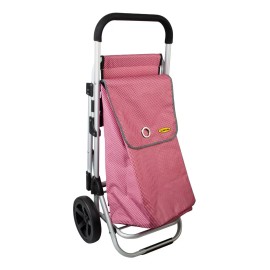 Noval Carrito Para Mandado Trol-520as Rosa Con Asiento Marca Noval