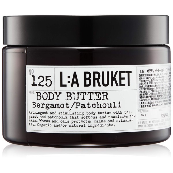 L:a Bruket No.125 Body Butter Bergamot / Patchouli 350 ml