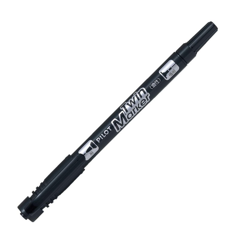 Pilot Permanent Markers, Twin Markers, Fine Point, Extra Fine Point,