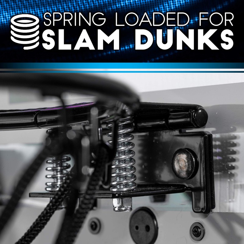 Franklin Sports Over The Door Mini LED Scoring Basketball Hoop