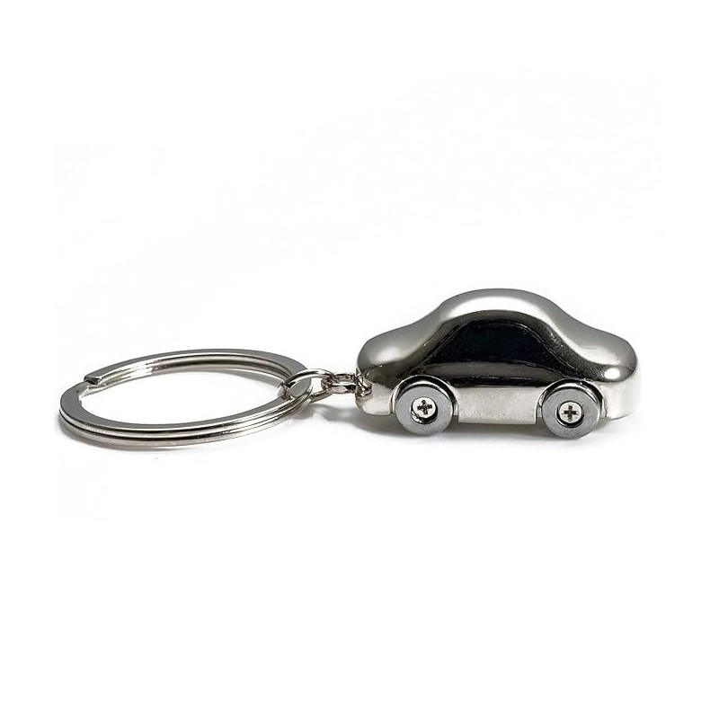 Freedale Silver 3D Car Auto Keyring Motor Car Key Chain