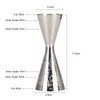 30ml 45ml Beautiful Stainless Steel Jigger with Scale Drink Wine