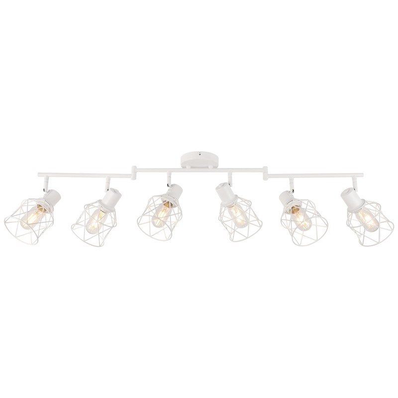 WILON Track Lighting Fixtures, 6 Light Kit Flush Mount Ceiling