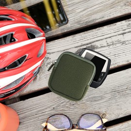 kwmobile Case Compatible with Bosch Intuvia – E-Bike Computer Neoprene Case – Protective Bag Dark Green