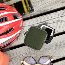 kwmobile Case Compatible with Bosch Intuvia – E-Bike Computer Neoprene Case – Protective Bag Dark Green
