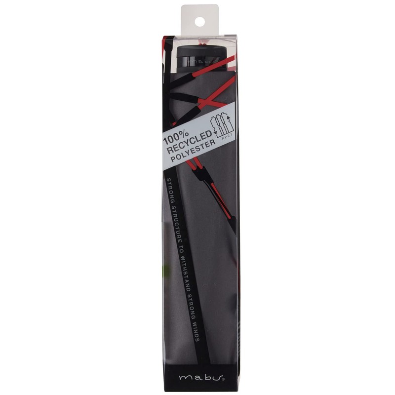 Mabu SMV-41793 Folding Umbrella, Windproof, 7 Ribs, Semi-Auto Close Type,