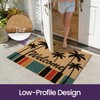 Front Door Mat Outside Entrance 24x36 Welcome Doormat Coconut Tree