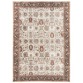 Keen Home Design 8x10 Rug - Machine Washable Area Rug with Non-Slip Backing, Ideal for Living Room, Dining Room, Bedroom - Vintage, Easy Clean, Durable, Low Pile Rug - (8' x 10')