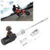 M10x1.25mm Hydraulic Clutch Master Cylinder Brake Pump Black for Motorcycle