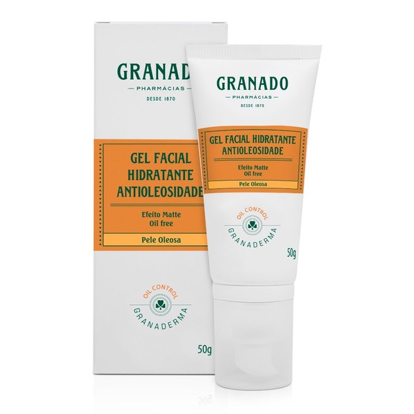 Linha Granaderma (Oil-Control) Granado - Gel Facial Hidratante Antioleosidade 50 Gr - (Granado Granaderma (Oil-Control) Collection - Facial Moisturizing Gel for Oily Skin Net 1.8 Oz)
