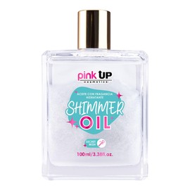 PINK UP | Shimmer Oil | Aceite ligero e hidratante con destellos | Aroma envolvente y glow natural | Skin care | Body oil | 100 ml | Aroma Secret Wish | Modelo PKSK73