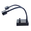 Microscope Light Source, USB Desk Dual Gooseneck Lights LED Mini