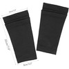 Black Football Shin Pads Guard Holder,Breathable Football Shin Guards Soccer