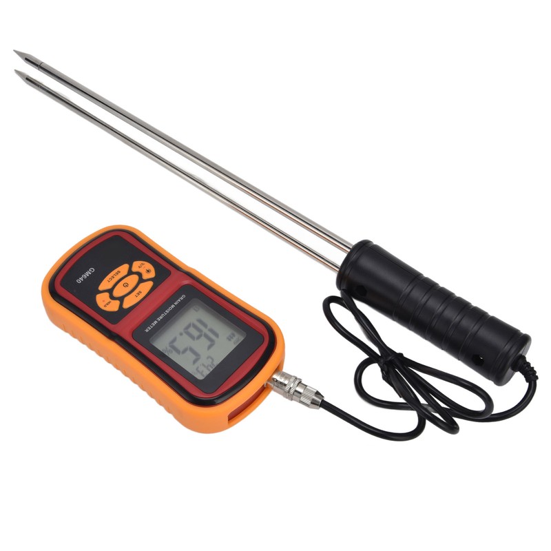 Digital Moisture Detector Portable Grain Moisture Meter LCD Hygrometer Humidity