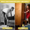 HOME MASTER HARDWARE 3-1/2" Furniture Sliders for Carpet,Furniture Floor Protectors,