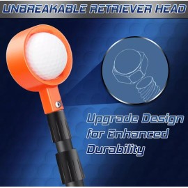 Melanther New Unbreakable Head Golf Ball Retriever, 6ft Golf Ball Retriever Telescopic