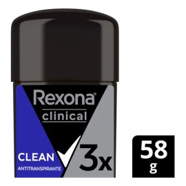 Antitranspirante en Crema Rexona Clinical Clean 58 g
