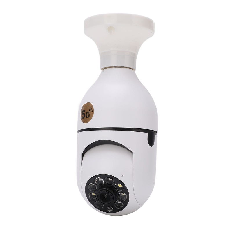 Lamp Holder Camera Wireless 360 Degree 2.4GHz and 5G WiFi