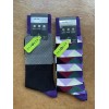 Alfani New ALFANI Mens 2 Pack Purple Dress Crew Socks,