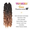 ToyoTress Tiana Passion Twist Hair - 10 Inch 2 Pcs