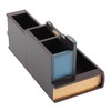 Pen Holder Pot, Decorative Library Books Design, Wooden Desk Pen
