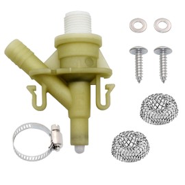 385311641 RV Water Valve Kit by Blutoget- RV Toilet Valve Replacement fits Sealand Dometic Toilets 300 301 310 311 320 321 series Pedal-flush Toilets and Marine Toilet