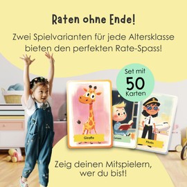 Rabano Art Pantomime for Children, Educational Game & Gift for Girls and Boys, Games from 4, 5, 6, 7, 8, 9 Years, Easter Gifts, Children, Outdoor Game