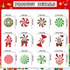 Yavxzvbw Christmas Cupcake Stand Candy Cane Party Decorations Christmas Party