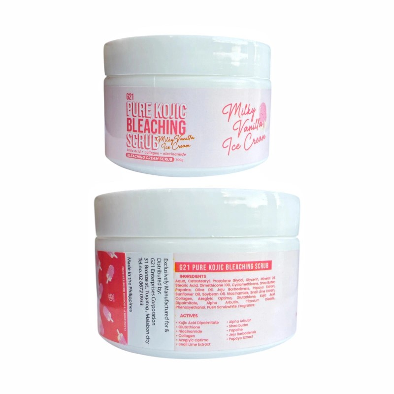 G21 Pure Kojic Bleaching Scrub - Milky Vanilla Ice Cream,