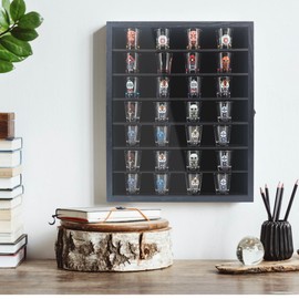 FramePro Shadow Box Frame 16x20 with Removable Shelves, Deep Memory Box Display Case for Collector, Keepsake Coins Military Medals Pins Wedding Flowers Black