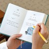 Stationery and Office Supply Diary for school, and desk organization,