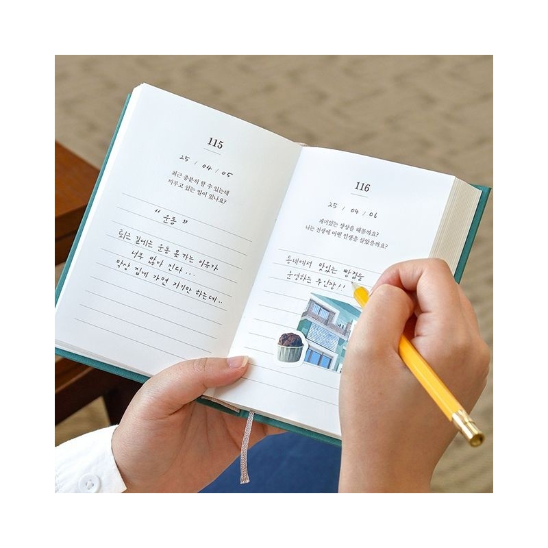 Stationery and Office Supply Diary for school, and desk organization,