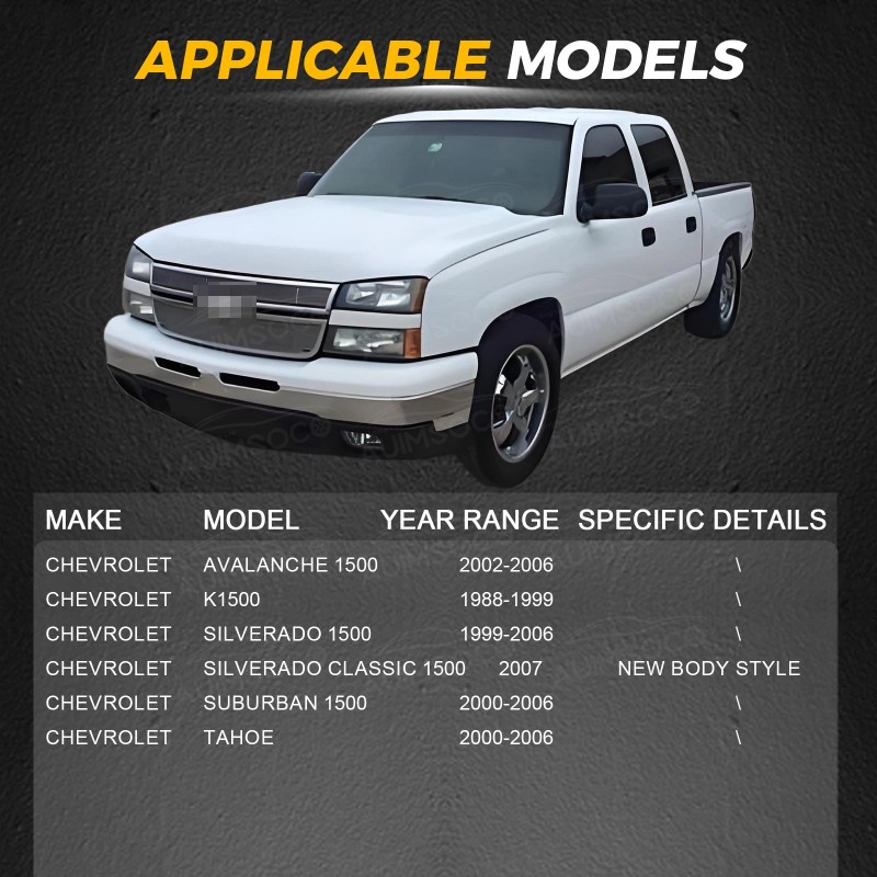 AUIMSOCO For 1999-2006 Chevy GMC Suburban Yukon XL 1500 Tahoe