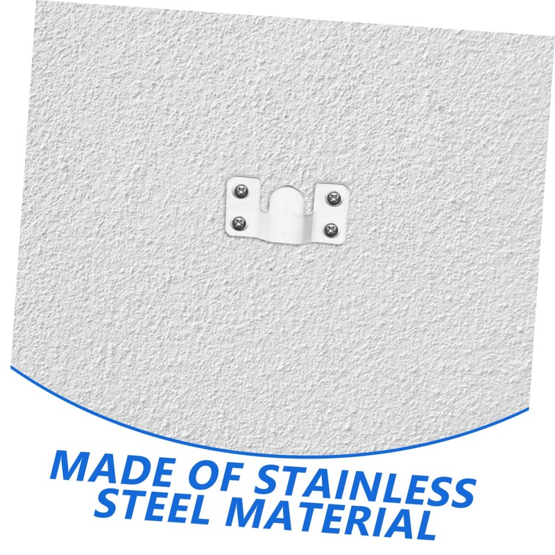 TEHAUX 2pcs Stainless Steel Hanging Brackets for Picture Frames Flush