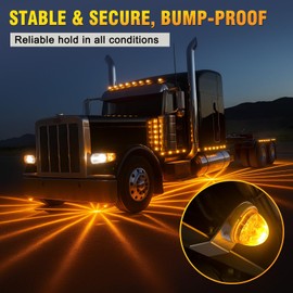 unionlux Watermelon Light Bracket, Watermelon Under Glow Frame Bracket Stainless Steel Universal Clamp Style Mount For Universal Truck RV-2PCS