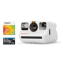 Polaroid Originals Go Instant Camera with Double Pack of Color Film and Microfiber Cloth