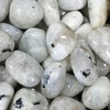 Pachamama Essentials Rainbow Moonstone Tumbled 20-25 mm Healing Stones, Metaphysical