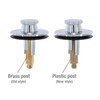 DANCO Lift and Turn Tub and Bath Drain Stopper, Chrome