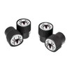 Elektroplate DC Comic Valve Stem Caps (Spider, Black Knurling)