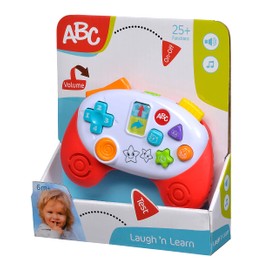 Simba 104010017 ABC Game Controller, Baby Toy, Animal Sounds, Melodies, Over 20 Tones, from 12 Months, Motor Skills, Game Console, Toddler Toy, Game Phone